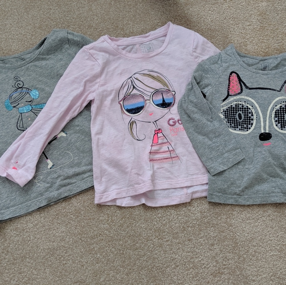Gapkids long sleeve shirts